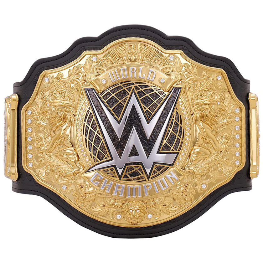 WWE World Heavyweight Championship Belt Replica – 6mm Brass Plates | Adult Size