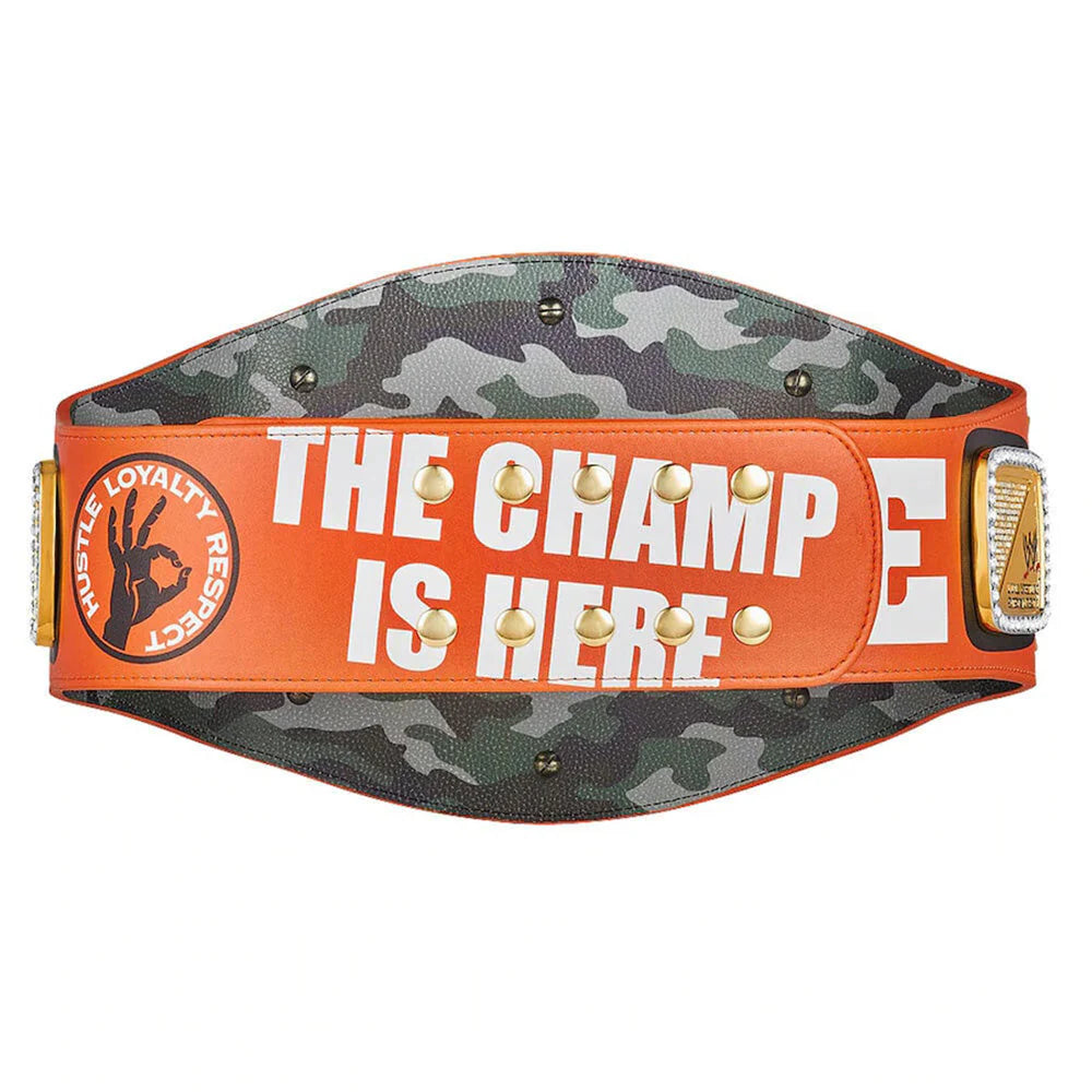 John Cena Spinner Heavyweight Championship Wrestling Replica Title – 6mm Brass Plates | Adult Size