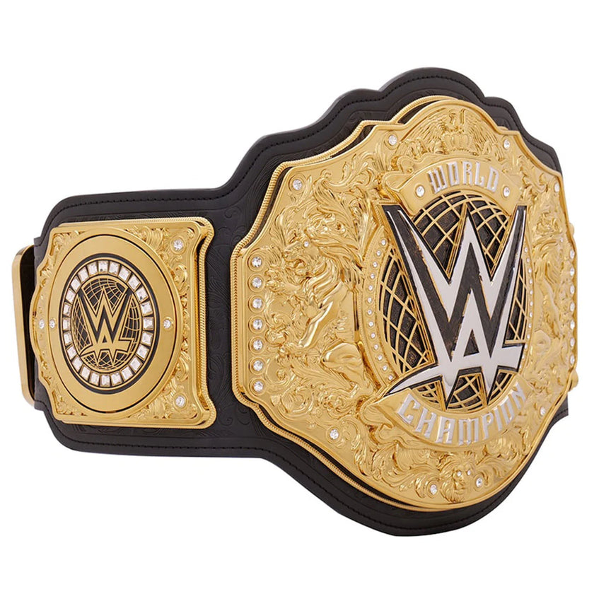 WWE World Heavyweight Championship Belt Replica – 6mm Brass Plates | Adult Size