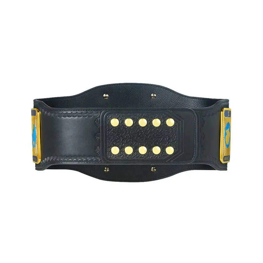 WWF Intercontinental Belt World Wrestling Federation Championship Belt Replica 6mm Brass Plates | Adult Size