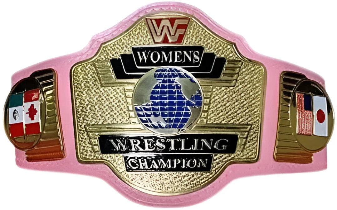 WF Women’s Wrestling Championship Replica Title Belt – 6mm Brass Plates | Adult Size