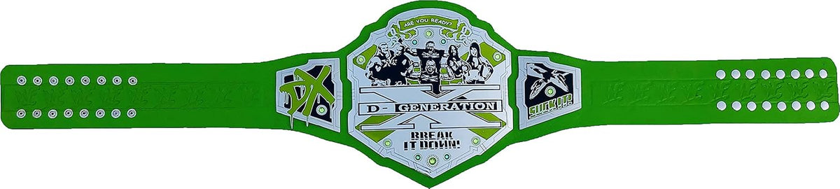 Wwf D-generation X Championship Belt Replica Belt – 6mm Brass Plates | Adult Size
