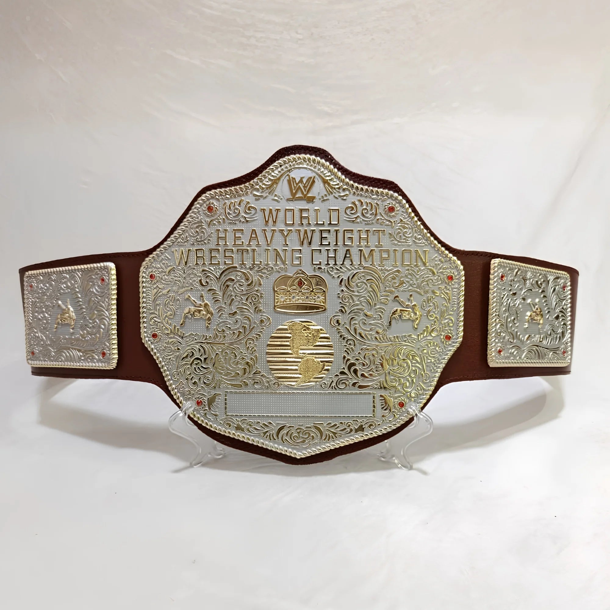 WWE Big Gold World Heavyweight Wrestling Championship Replica Belt