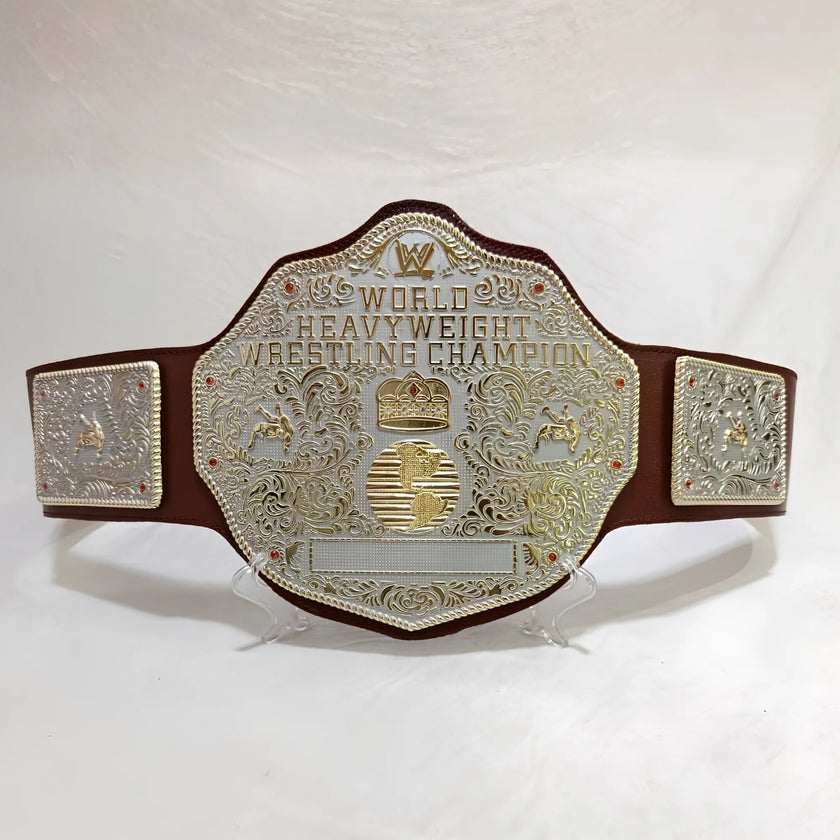 WWE Big Gold World Heavyweight Wrestling Championship Replica Belt