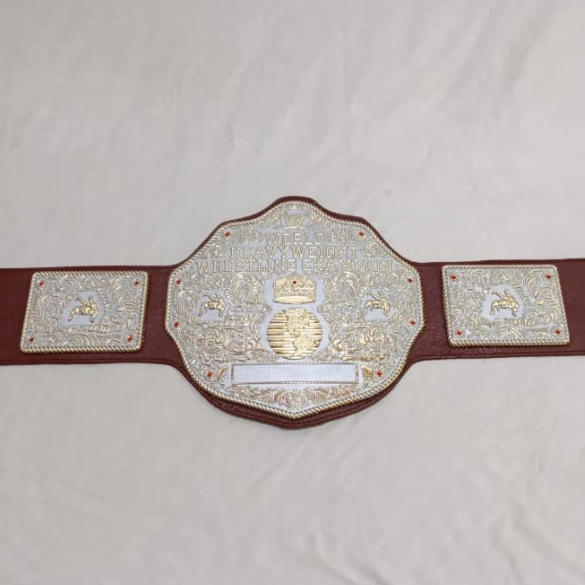 WWE Big Gold World Heavyweight Wrestling Championship Replica Belt