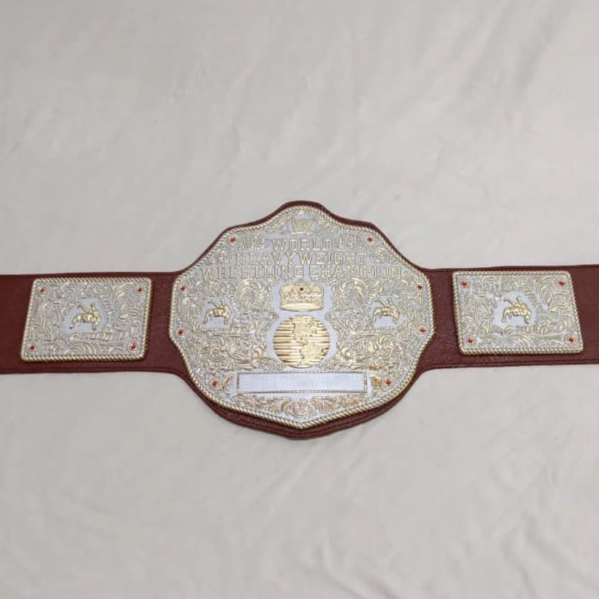 WWE Big Gold World Heavyweight Wrestling Championship Replica Belt