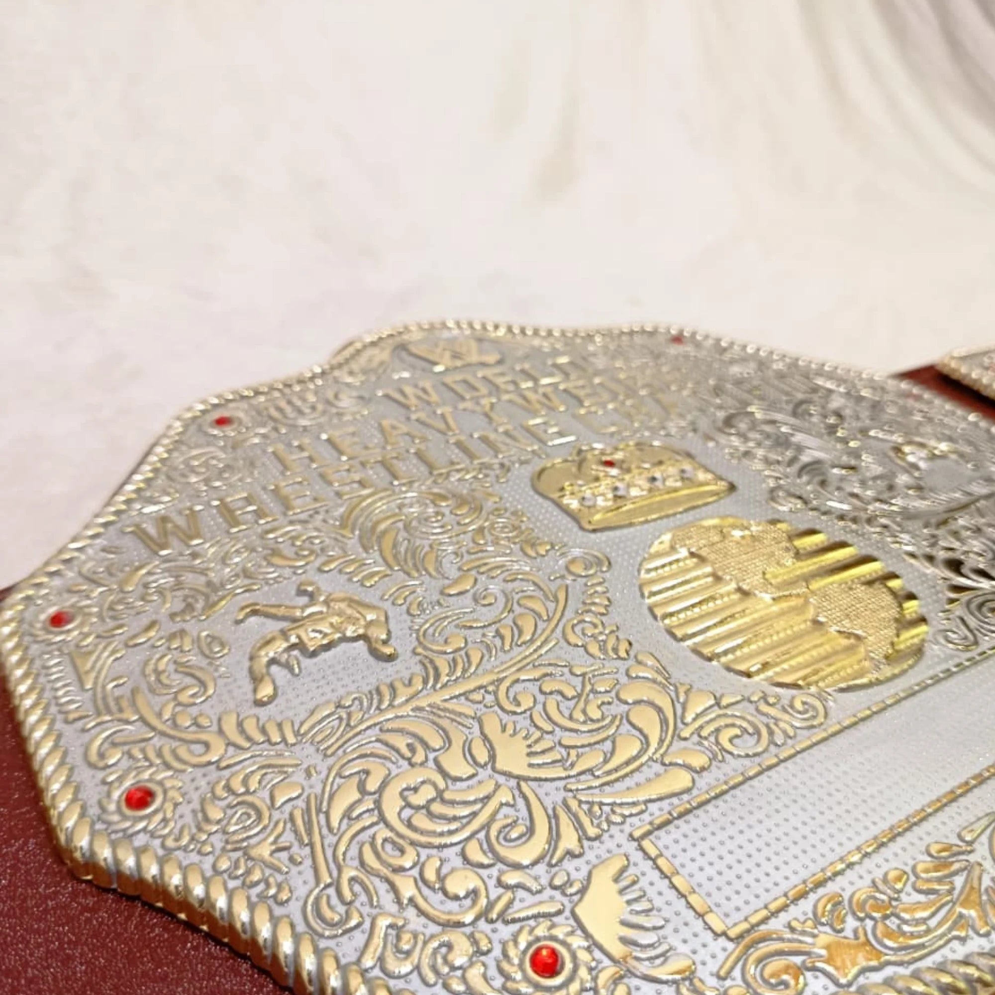 WWE Big Gold World Heavyweight Wrestling Championship Replica Belt