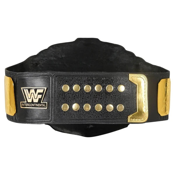 WWF Intercontinental Championship Replica Title Belt – 6mm Brass Plates | Adult Size