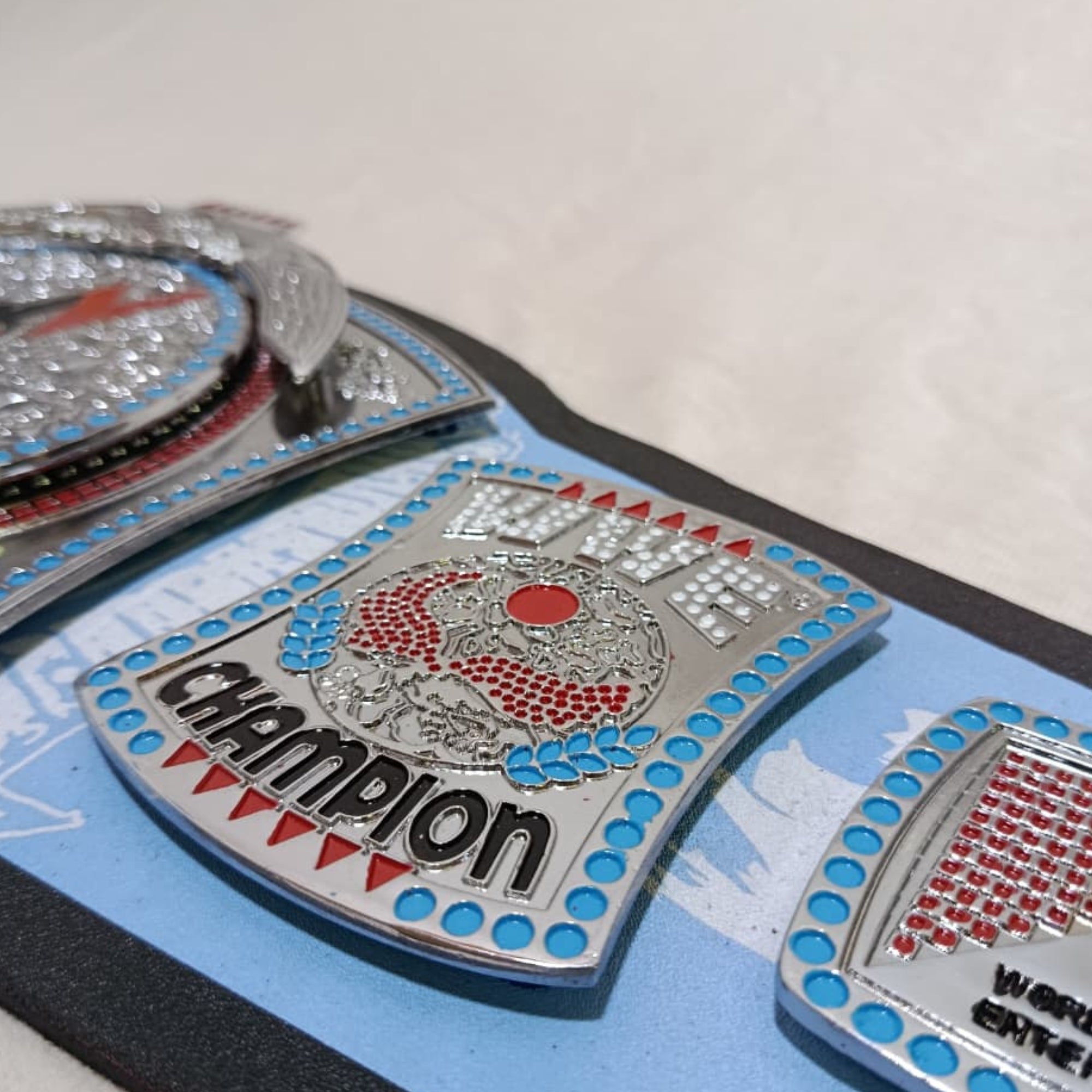 CM Punk Spinner Wrestling Championship Replica Belt – 6mm Brass Plates | Adult Size