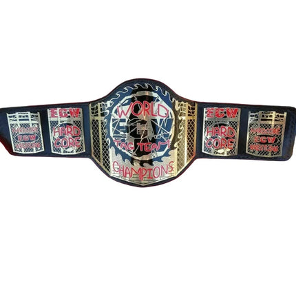 ECW Hardcore World Tag Team Championship Replica Title Belt – 6mm Brass Plates | Adult Size