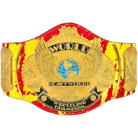 WWE Hulk Hogan Signature Series Championship Replica Title Belt 6mm Brass Plates | Adult Size