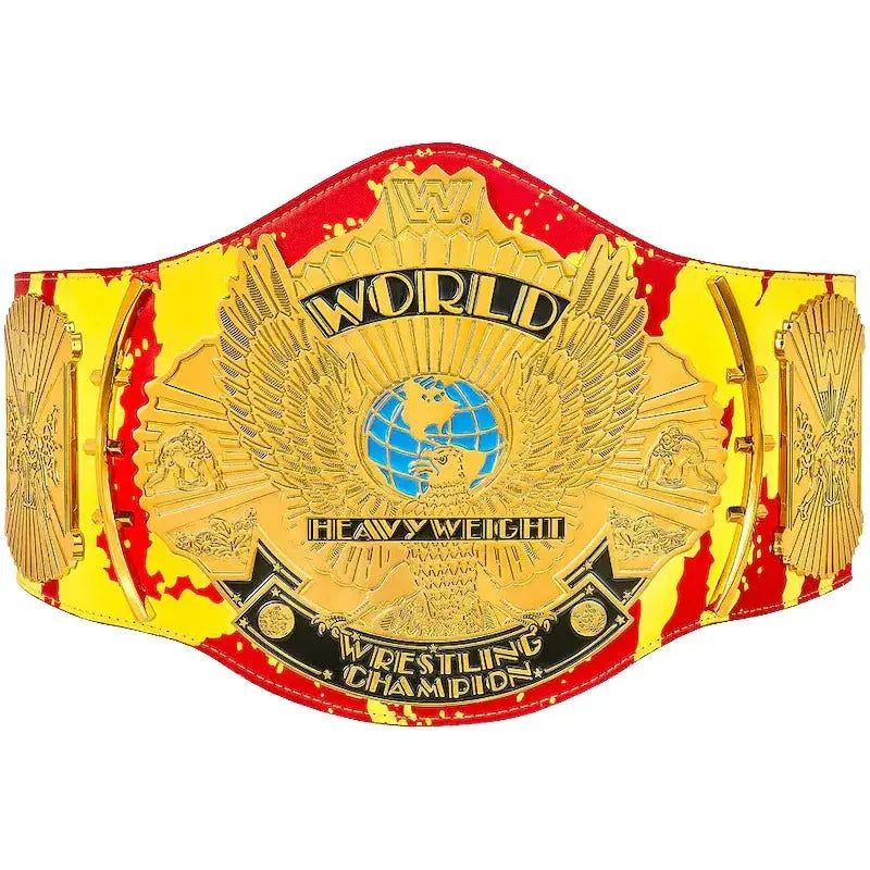 WWE Hulk Hogan Signature Series Championship Replica Title Belt 6mm Brass Plates | Adult Size