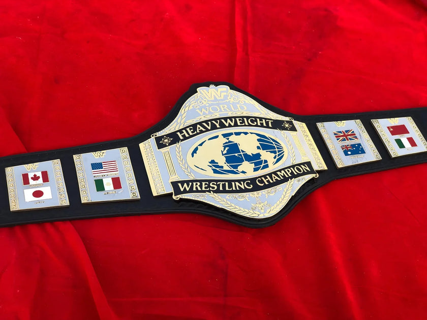 WWF HULK HOGAN 86 Brass Championship Title Belt Replica – 6mm Brass Plates | Adult Size