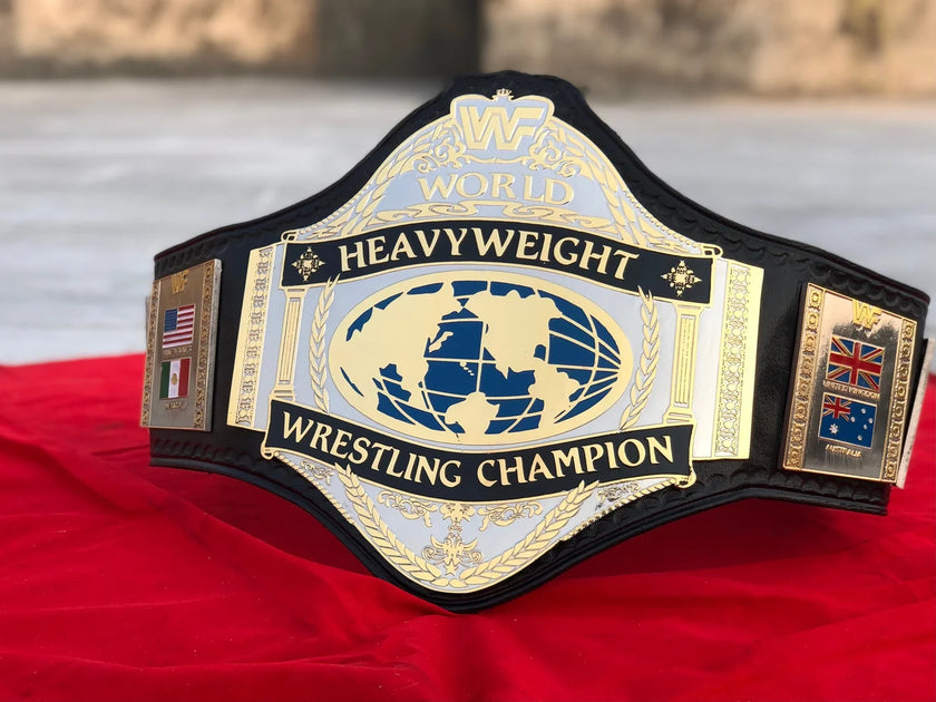 WWF HULK HOGAN 86 Brass Championship Title Belt Replica – 6mm Brass Plates | Adult Size