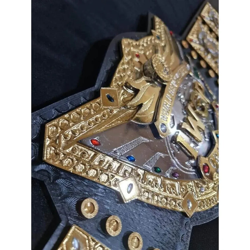IWGP World Heavyweight Championship Replica Belt 6mm Brass Plates | Adult Size
