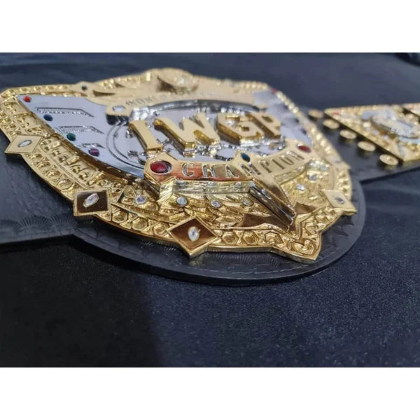IWGP World Heavyweight Championship Replica Belt 6mm Brass Plates | Adult Size