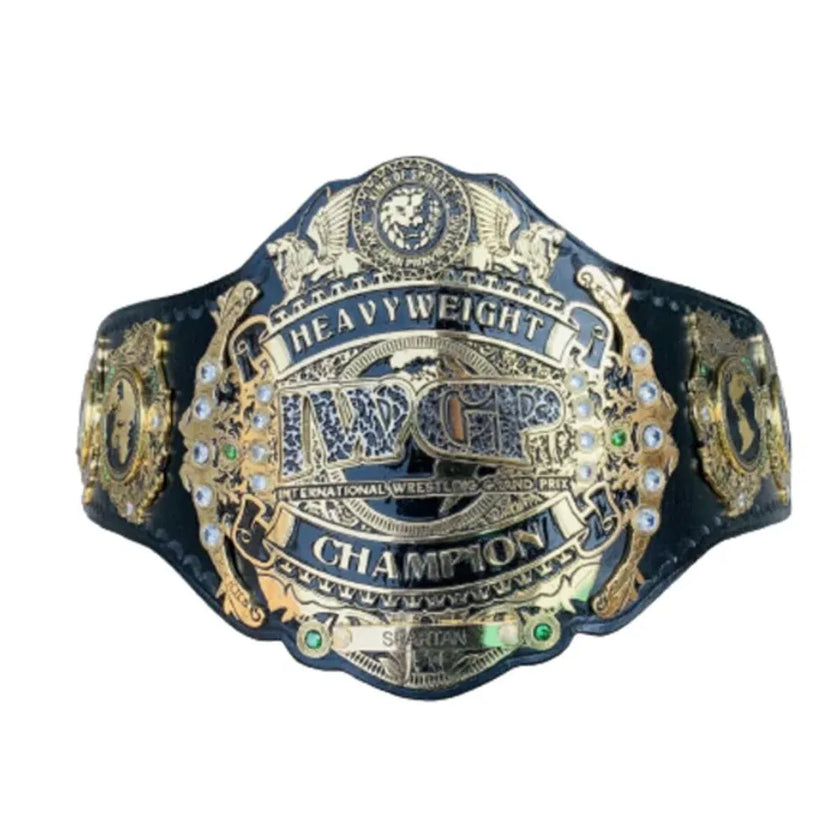 IWGP Heavyweight Championship replica belt – 6mm Brass Plates | Adult Size