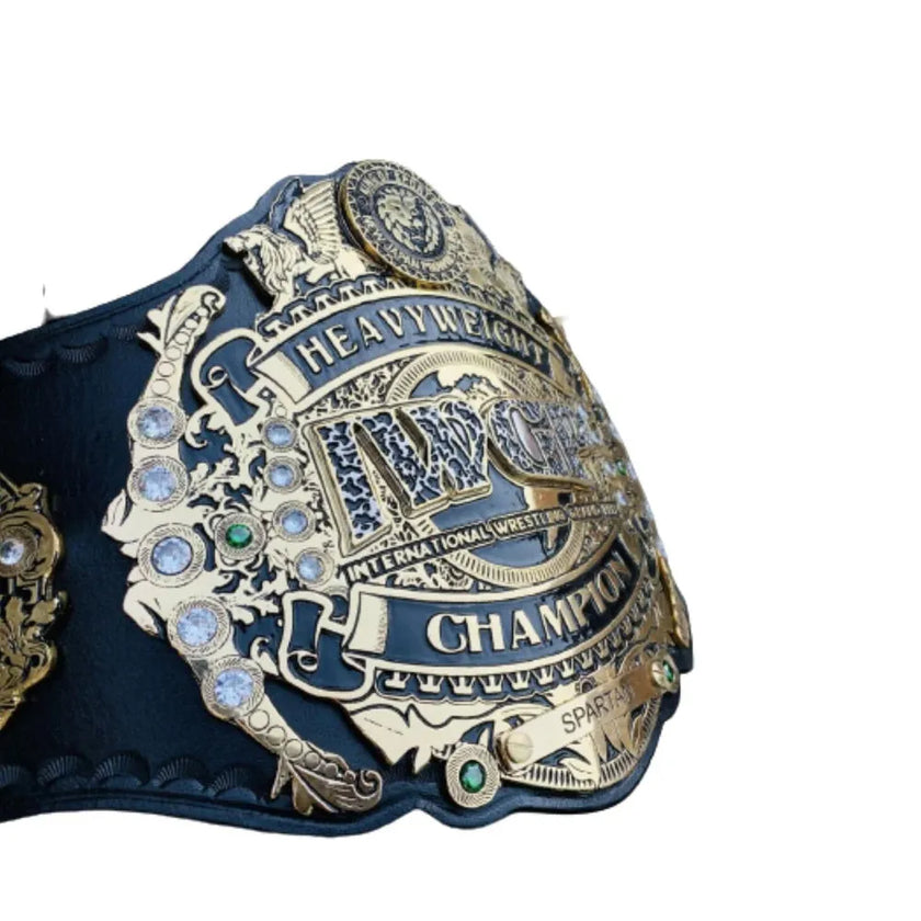IWGP Heavyweight Championship replica belt – 6mm Brass Plates | Adult Size
