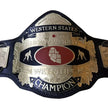 NWA Western States Wrestling Championship Title Belt Replica – 6mm Brass Plates | Adult Size