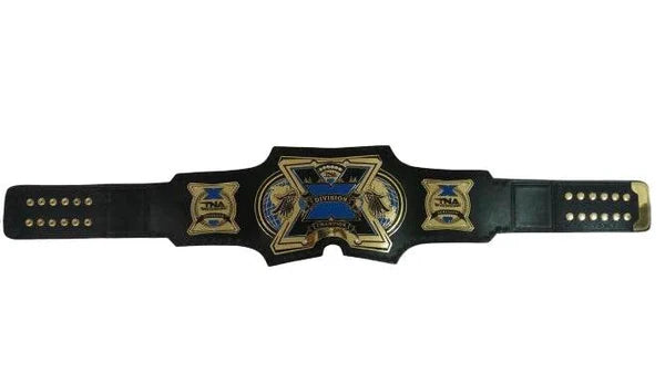 TNA X Division Wrestling Championship Belt Replica – 6mm Brass Plates | Adult Size