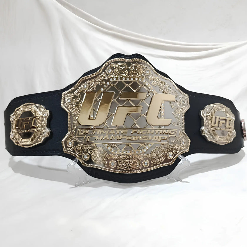 UFC Ultimate Fighting Championship Belt Replica – 6mm Brass Plates | Adult Size