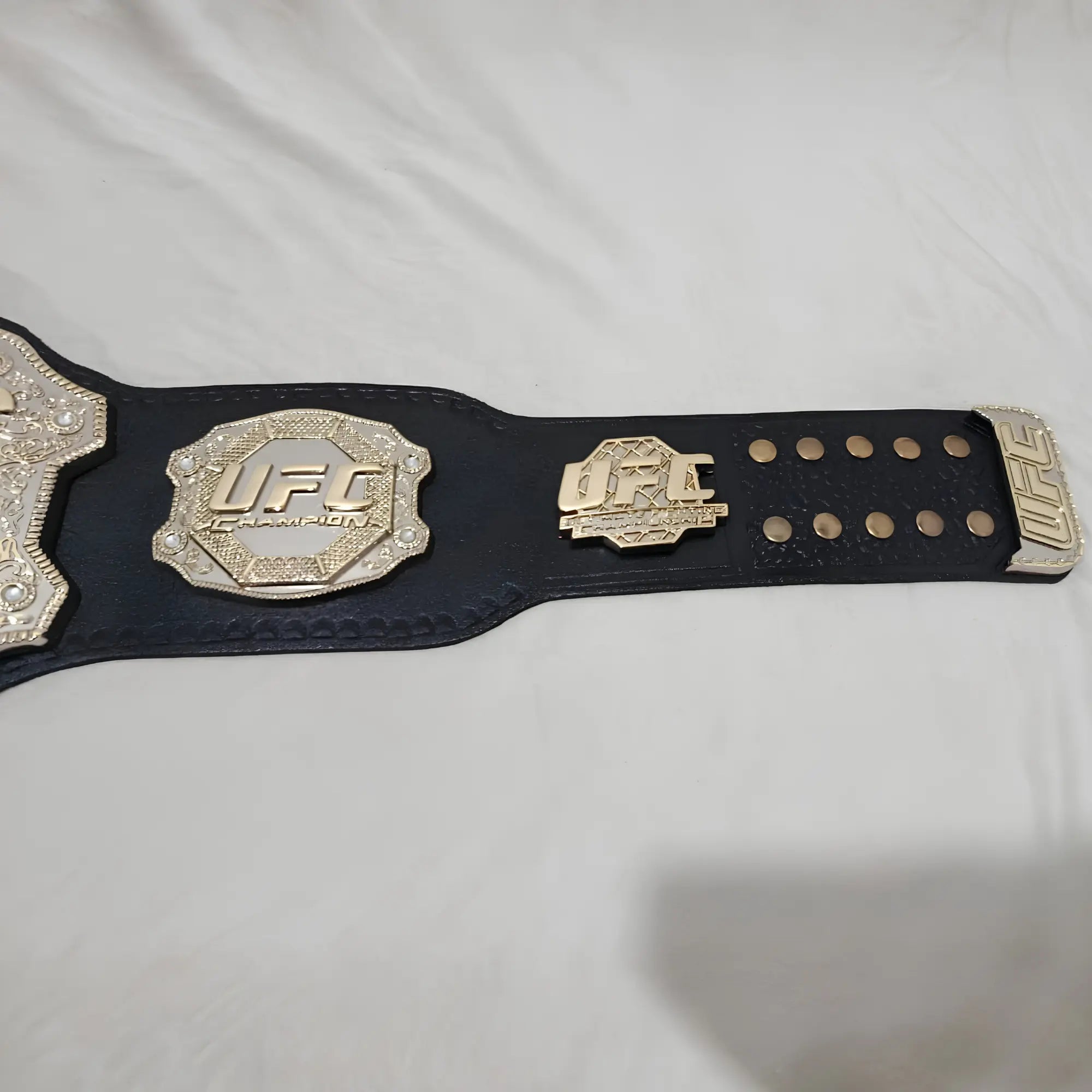 UFC Ultimate Fighting Championship Belt Replica – 6mm Brass Plates | Adult Size