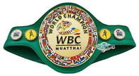 WBC Muay thai World Boxing Champion Belt Replica 6mm Brass Plates | Adult Size