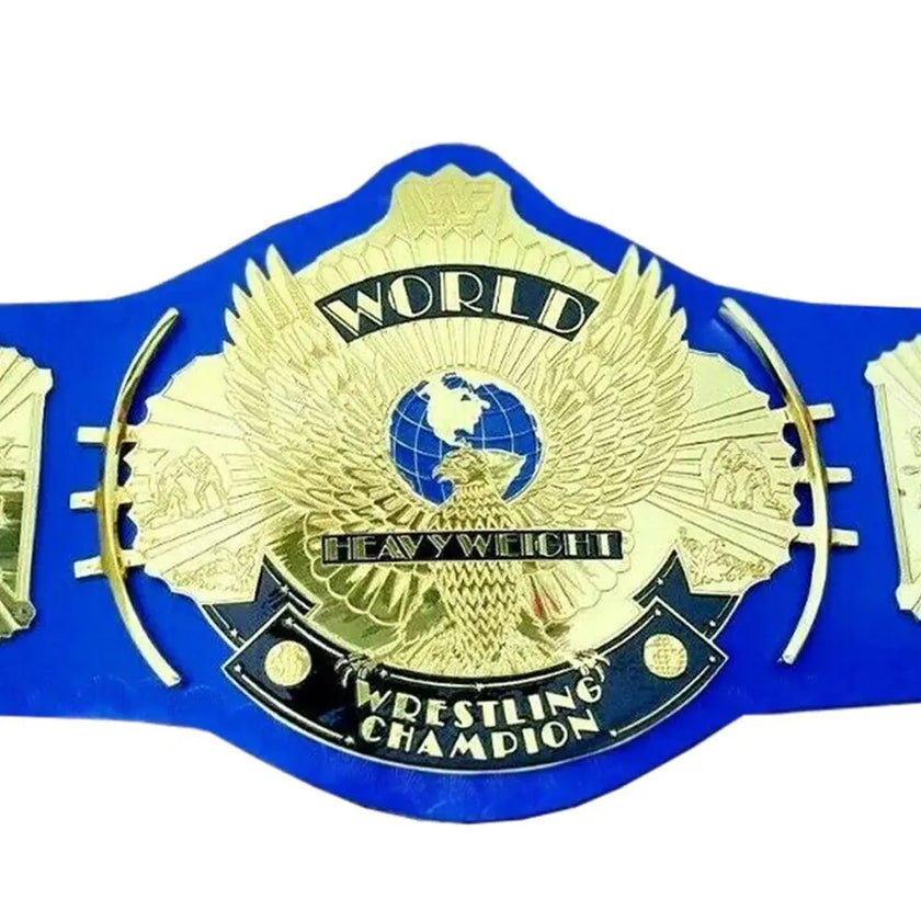 WWF World Title Ultimate Warrior Winged Eagle WWF World Championship Belt Replica – 6mm Brass Plates | Adult Size