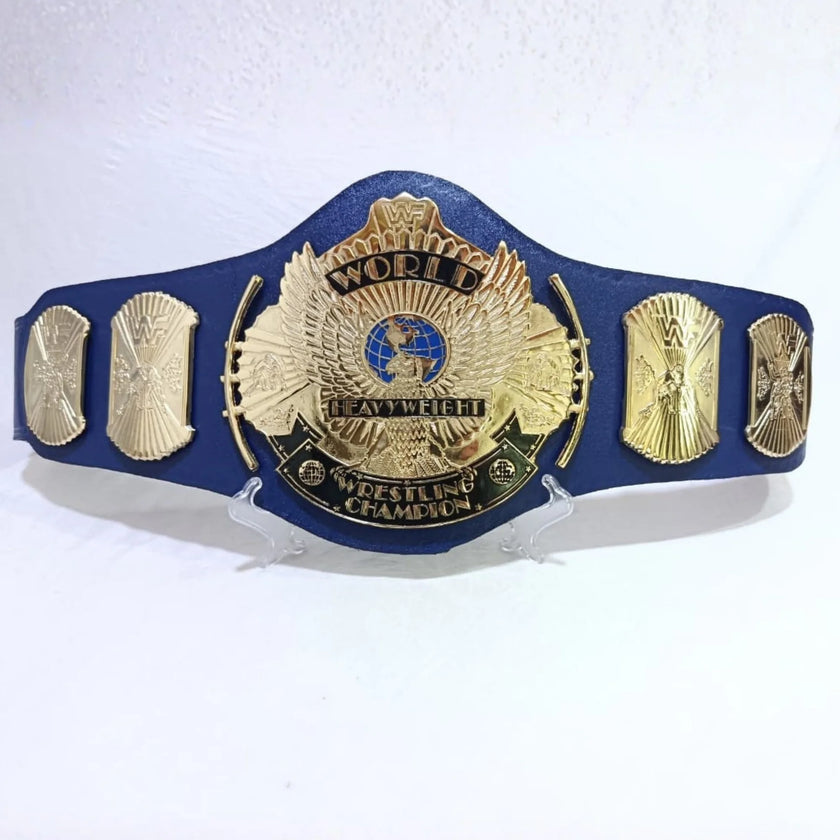 WWF/WWE Winged Eagle World Heavyweight Championship Replica Belt – 6mm Brass Plates | Adult Size