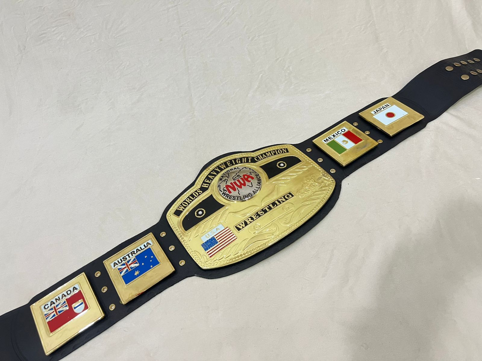 NWA Domed Globe Heavyweight Championship Belt