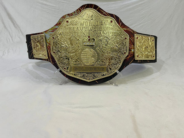Bill Goldberg World Heavyweight Wrestling Championship Belt