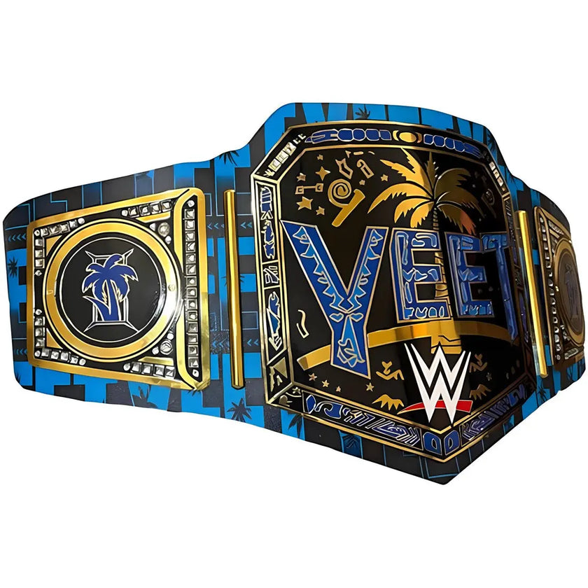 World Wide Wrestling WWE World Heavyweight Championship Yeet Belt Replica – 6mm Brass Plates | Adult Size
