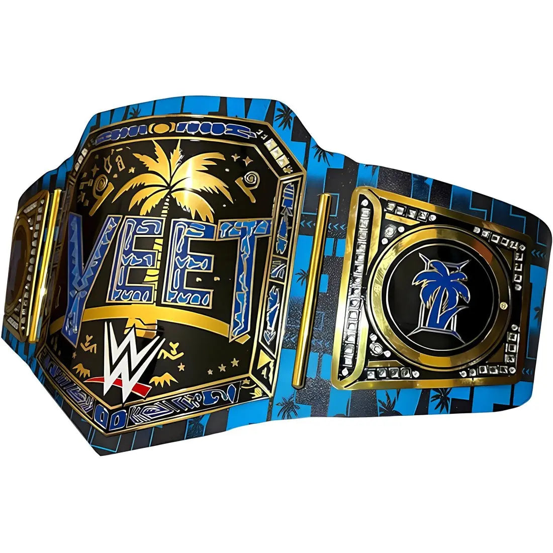 World Wide Wrestling WWE World Heavyweight Championship Yeet Belt Replica – 6mm Brass Plates | Adult Size