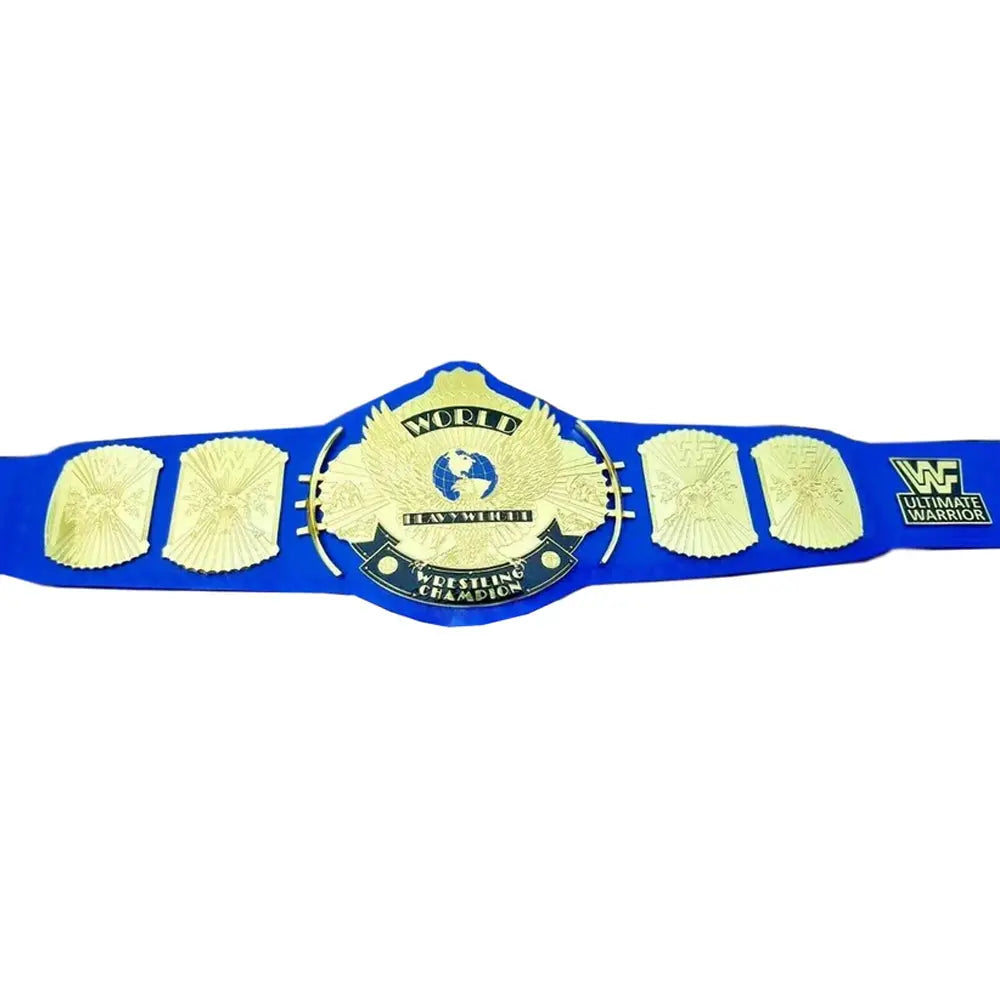 WWF World Title Ultimate Warrior Winged Eagle WWF World Championship Belt Replica – 6mm Brass Plates | Adult Size