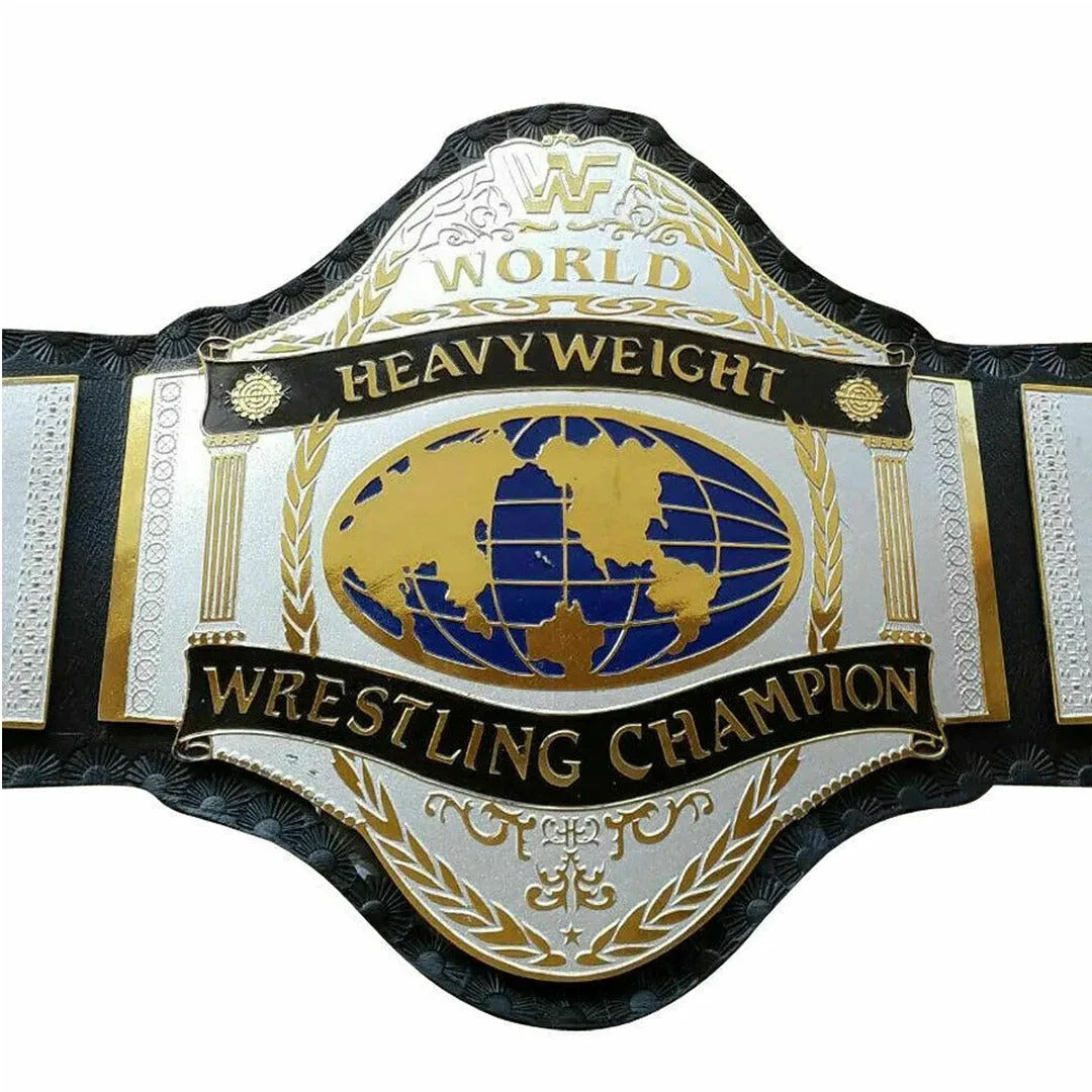 WWF HULK HOGAN 86 WORLD HEAVYWEIGHT WRESTLING CHAMPIONSHIP BELT REPLICA – 6mm Brass Plates | Adult Size