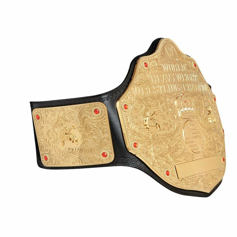 Classic Big Gold wrestling belt replica by Championship Belts Online