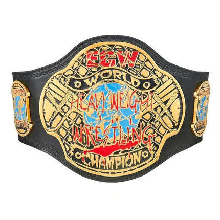 ECW World Heavyweight Championship Replica Title Belt – 6mm Brass Plates | Adult Size