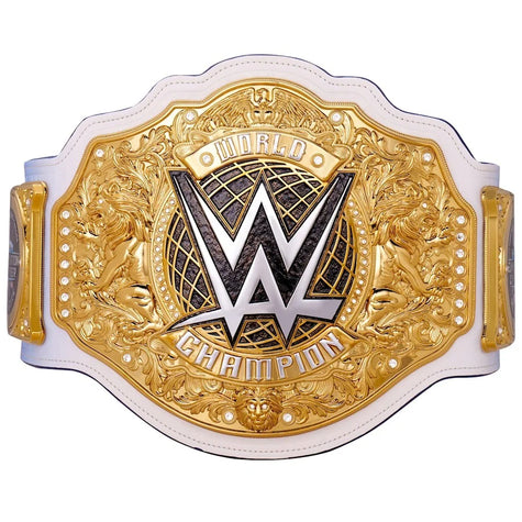 WWE World Championship Replica Title Belt - 6mm Brass Plates | Adult Size