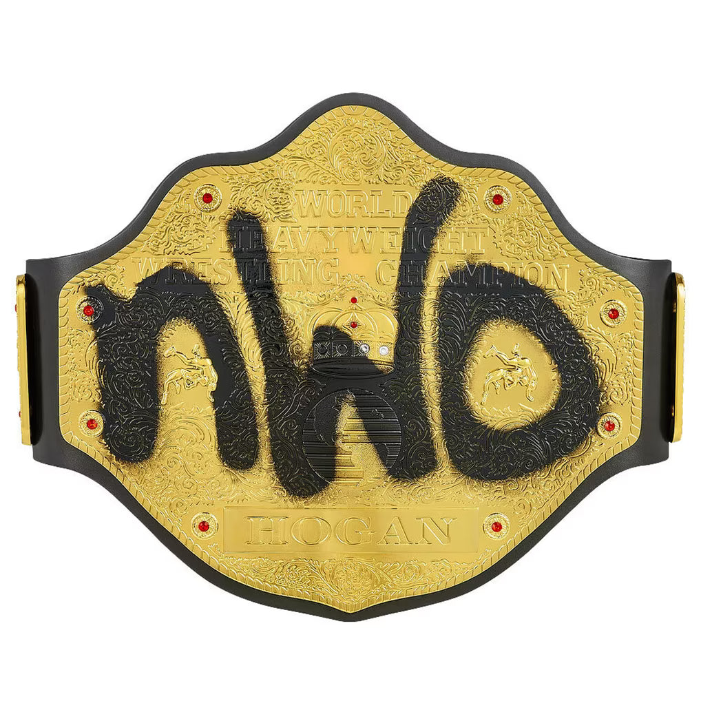 Hulk Hogan nWo Signature Series Championship Replica Title Belt 6mm Brass Plates | Adult Size