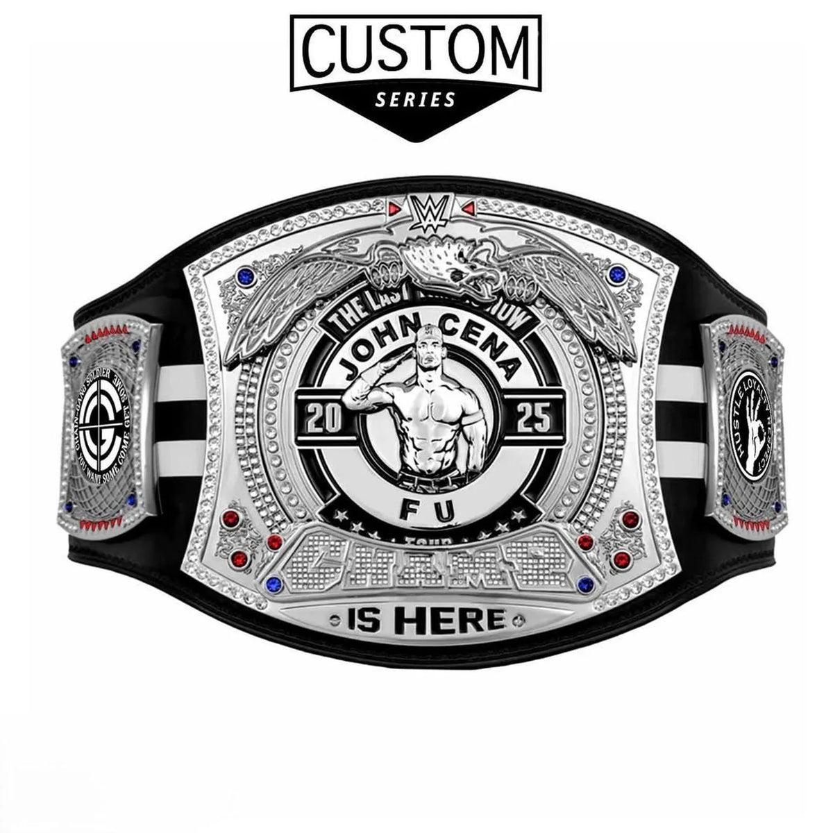 Custom John Cena Custom Spinner Belt Replica – Collector's 6mm Brass Plates | Adult Size