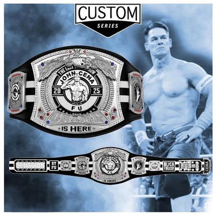 Custom John Cena Custom Spinner Belt Replica – Collector's 6mm Brass Plates | Adult Size