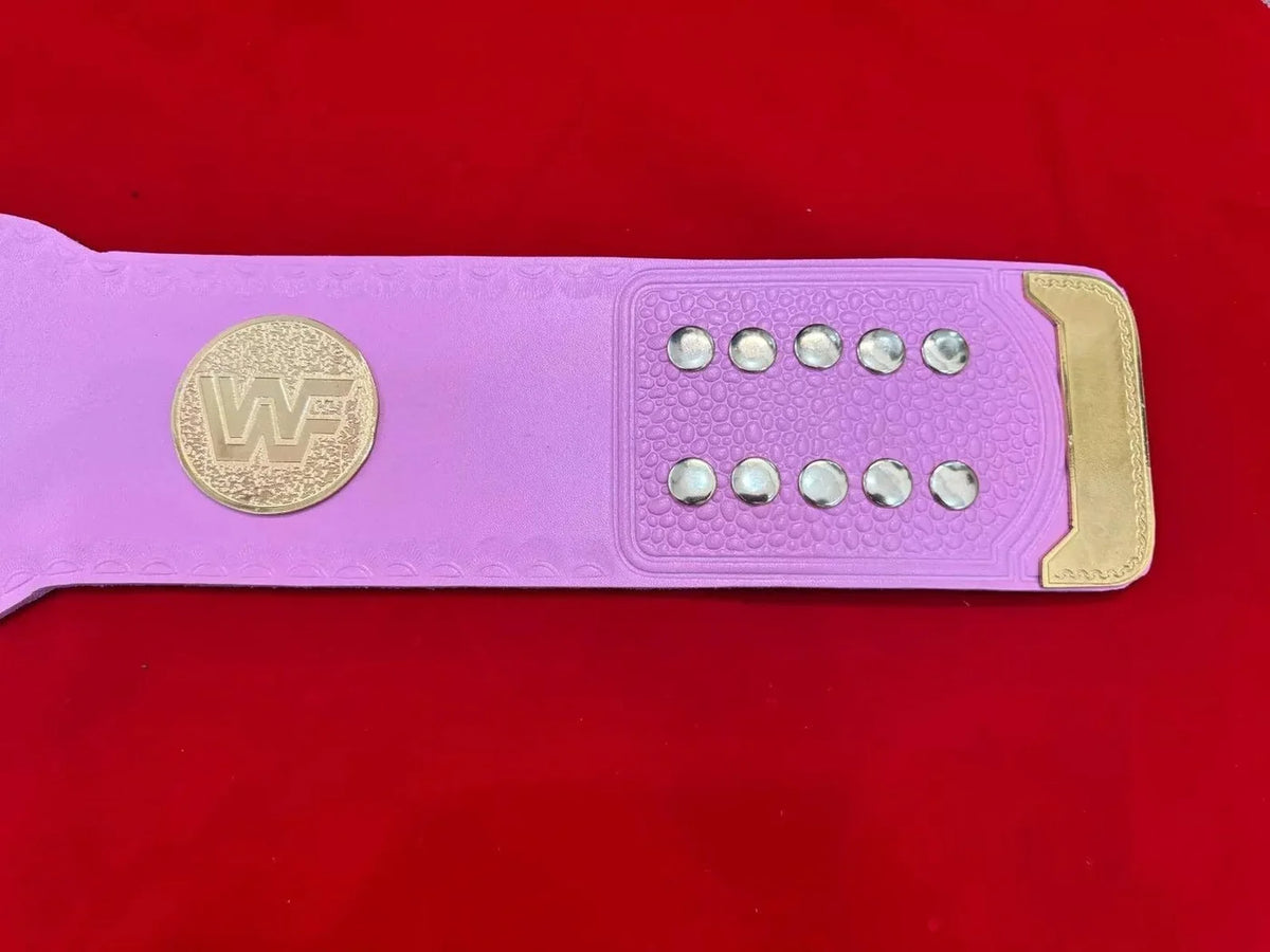 WF Women’s Wrestling Championship Replica Title Belt – 6mm Brass Plates | Adult Size