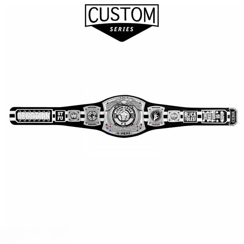 Custom John Cena Custom Spinner Belt Replica – Collector's 6mm Brass Plates | Adult Size