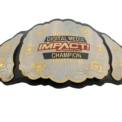 TNA Impact Digital Media Championship Belt Replica – 6mm Brass Plates | Adult Size