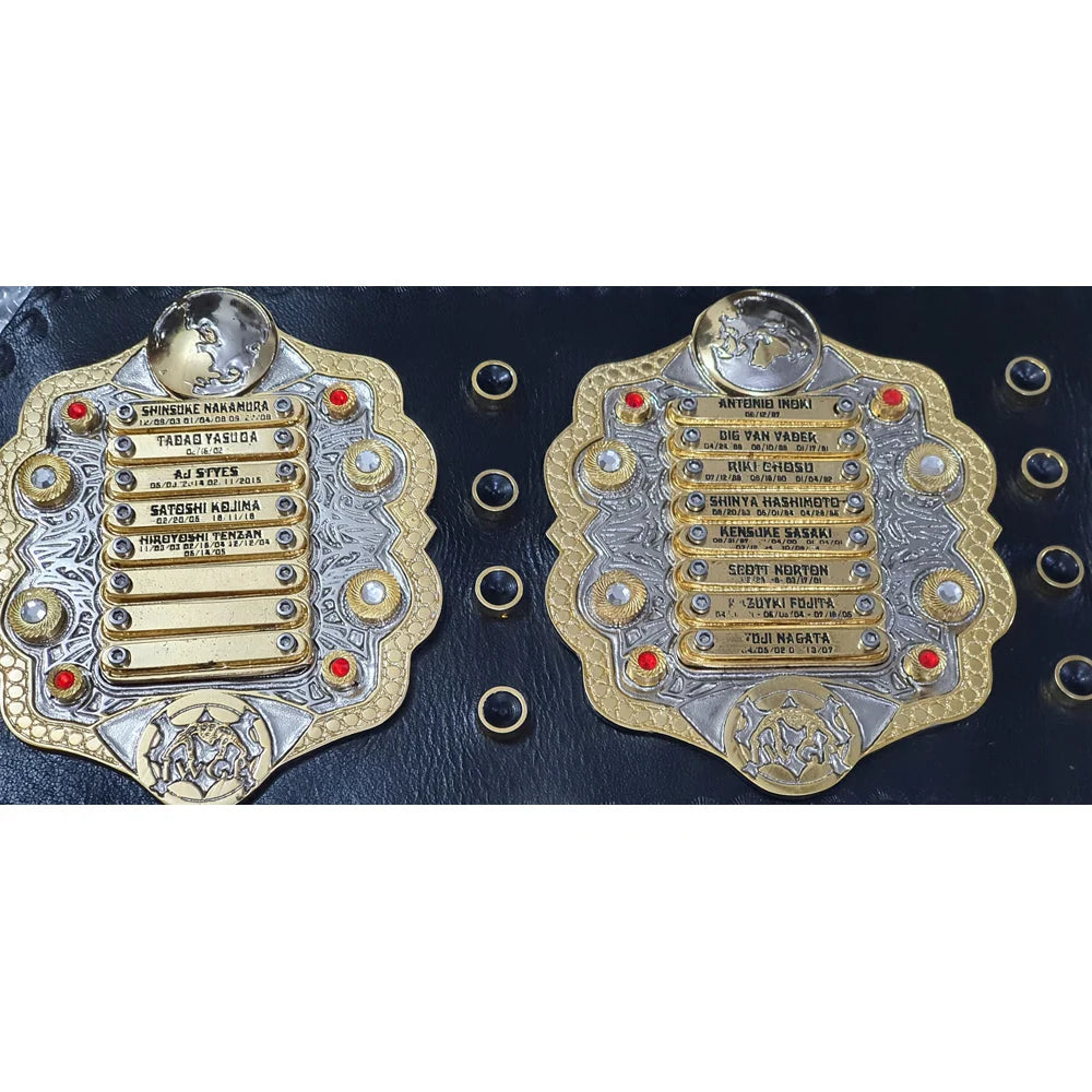IWGP Heavyweight Championship Replica Belt 6mm Brass Plates | Adult Size