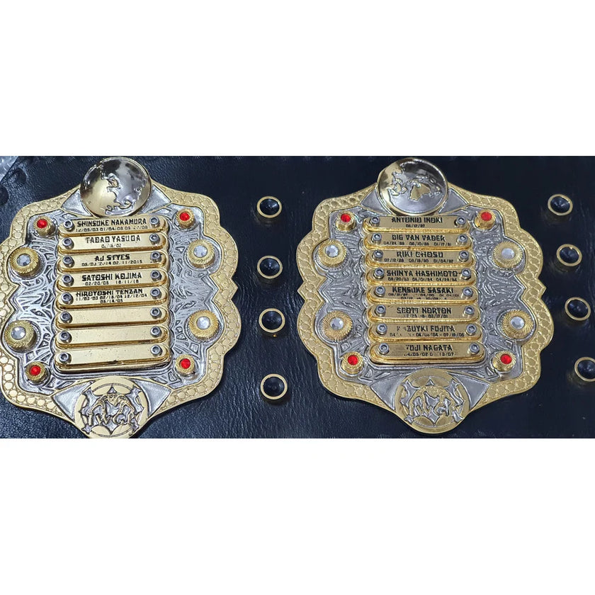 IWGP Heavyweight Championship Replica Belt 6mm Brass Plates | Adult Size