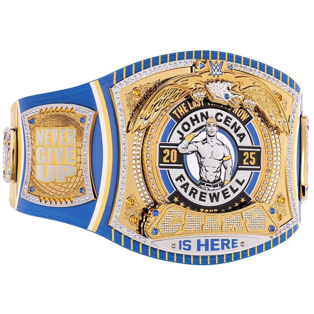 John Cena Farewell Tour 2025 Indianapolis Spinner Championship Replica Title Belt