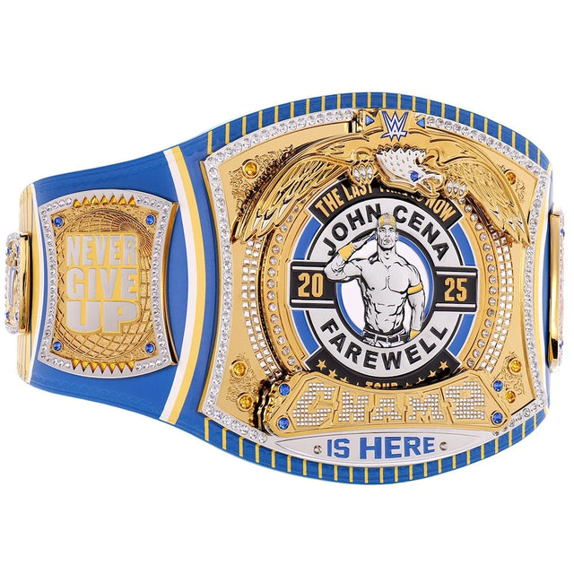 John Cena Farewell Tour 2025 Indianapolis Spinner Championship Replica Title Belt