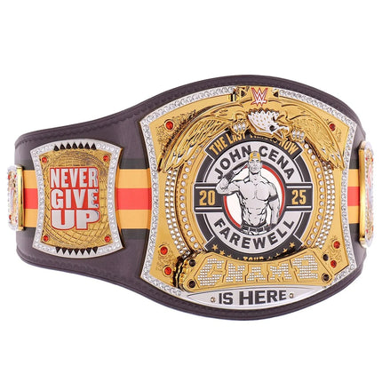 John Cena Farewell Tour 2025 San Diego Spinner Championship Replica Title Belt – 6mm Brass Plates | Adult Size