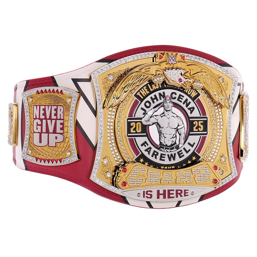 John Cena Farewell Tour 2025 Springfield Spinner Championship Replica Title Belt
